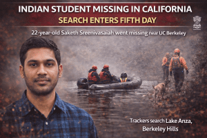Indian Student Missing in California; Search Operation Enters Fifth Day