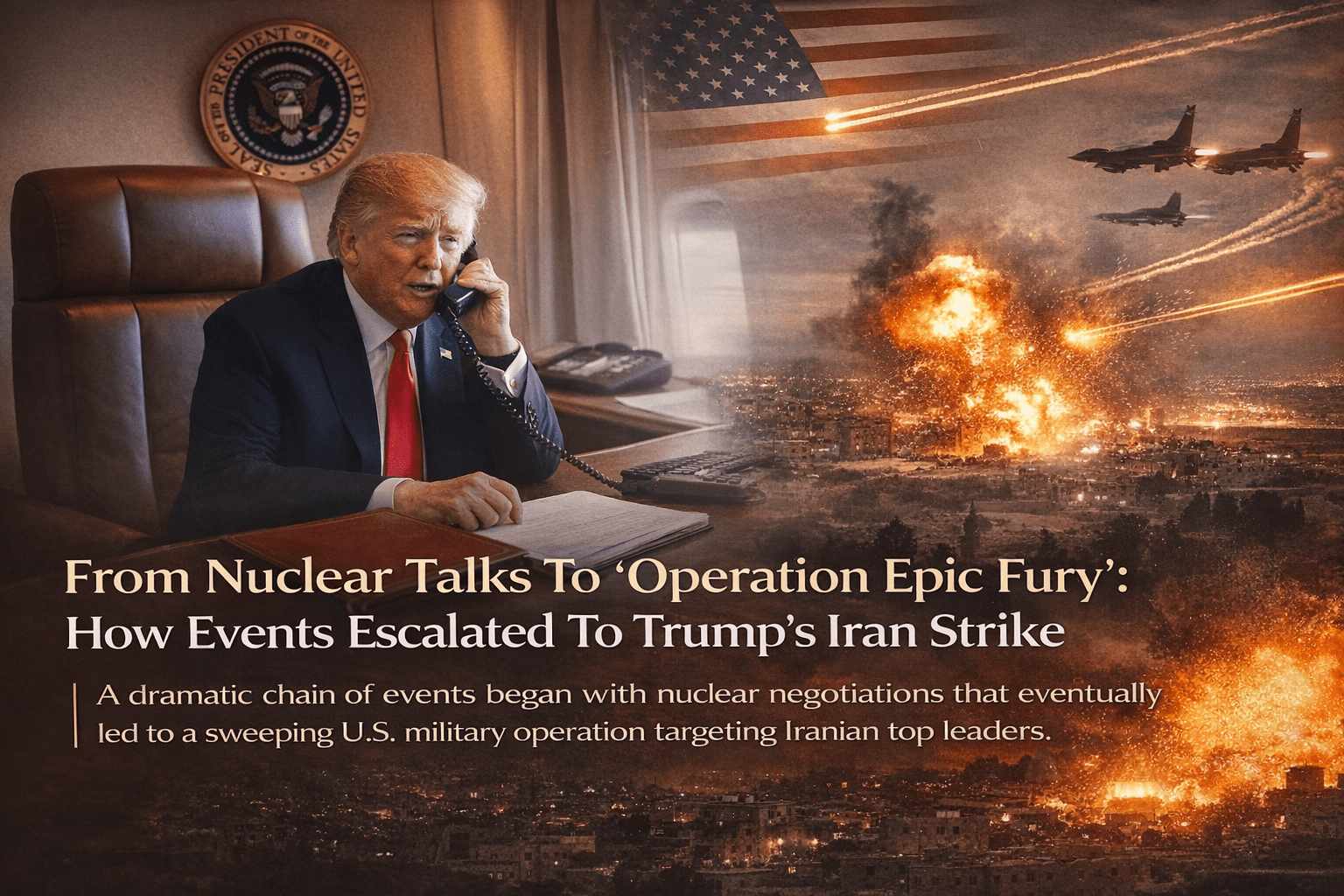 From Nuclear Talks To “Operation Epic Fury”: How Events Escalated To Trump’s Iran Strike