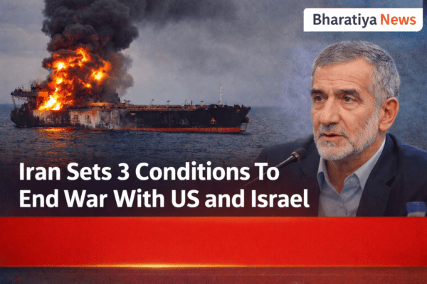 Iran Sets 3 Conditions To End War With US and Israel