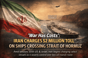 “War Has Costs”: Iran Charges $2 Million Toll On Ships Crossing Strait Of Hormuz