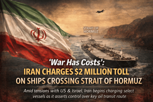 “War Has Costs”: Iran Charges $2 Million Toll On Ships Crossing Strait Of Hormuz