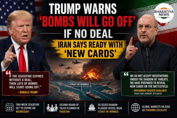 trump warns bombs will go off