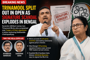 Trinamool Rift Deepens as Signature Forgery Row Rocks West Bengal Politics